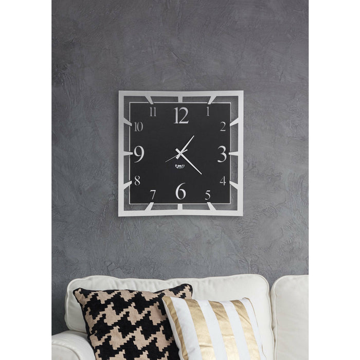 Arti e Mestieri Big Soqquadro Squared Wall Clock - Made in Italy - Time for a Clock