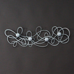 Arti e Mestieri Doodle Wall Coat Hanger - Made in Italy - Time for a Clock