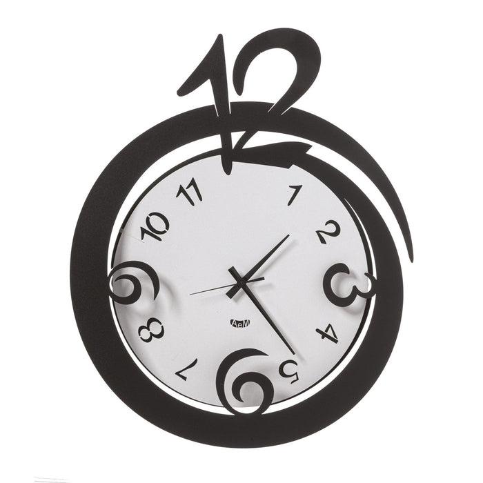 Arti e Mestieri Svirgola Lively Wall Clock - Made in Italy