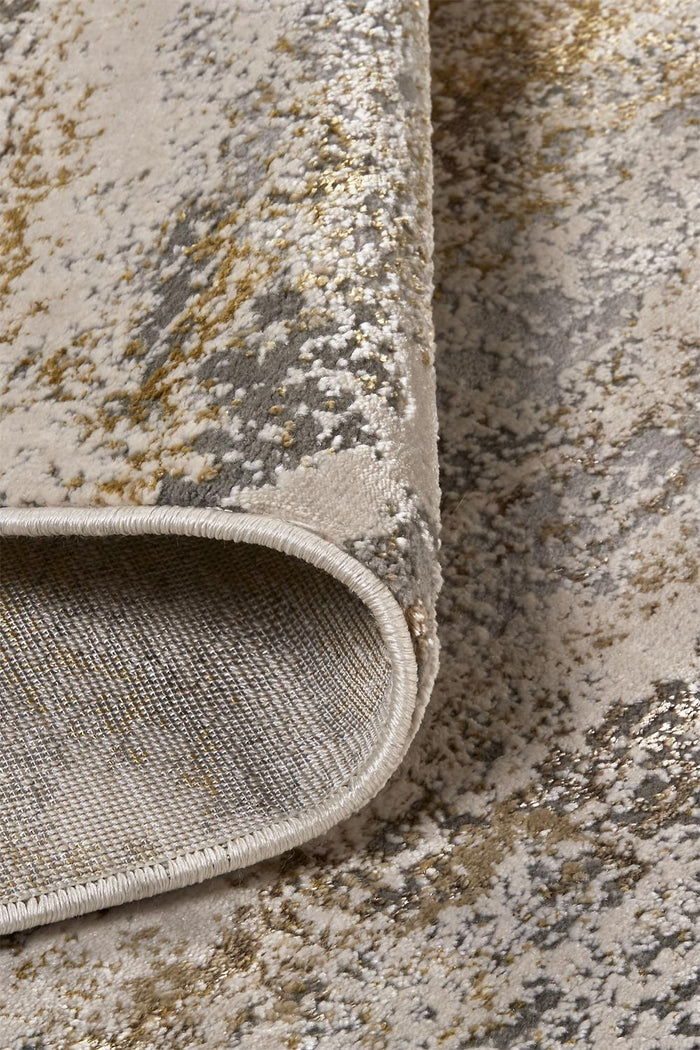 The Rug Corner Feizy Aura Modern Abstract - Gold/Gray/Ivory