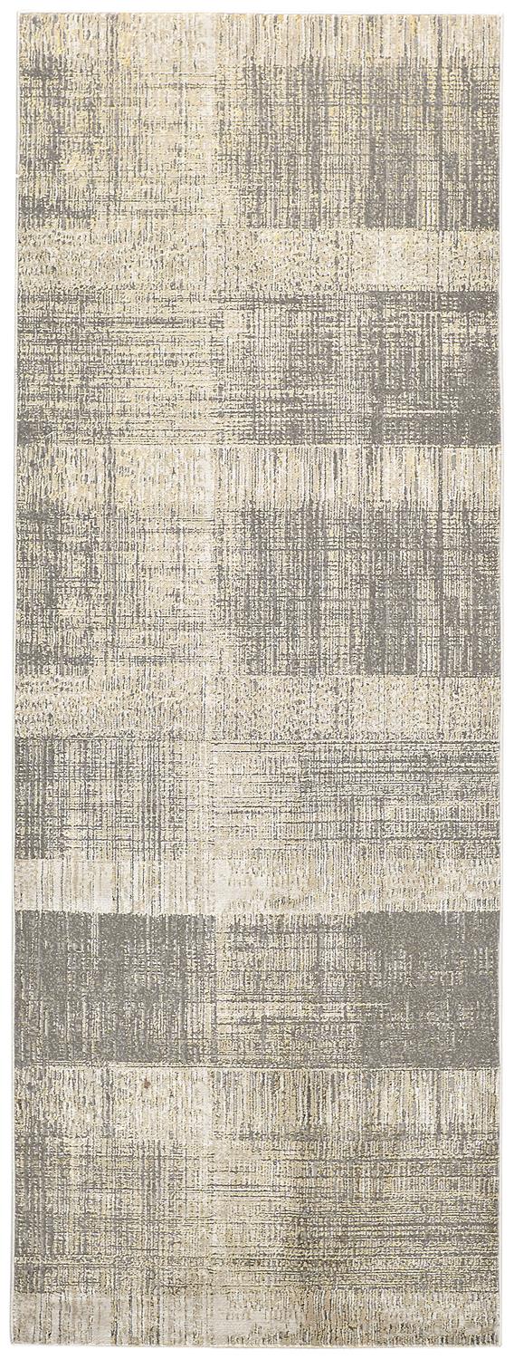 The Rug Corner Feizy Aura Modern Abstract - Gray/Ivory