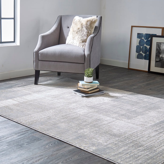 The Rug Corner Feizy Aura Modern Abstract - Gray/Ivory