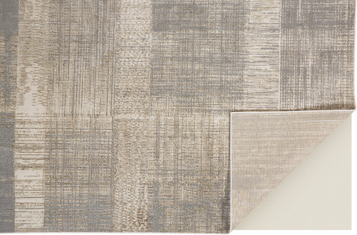 The Rug Corner Feizy Aura Modern Abstract - Gray/Ivory