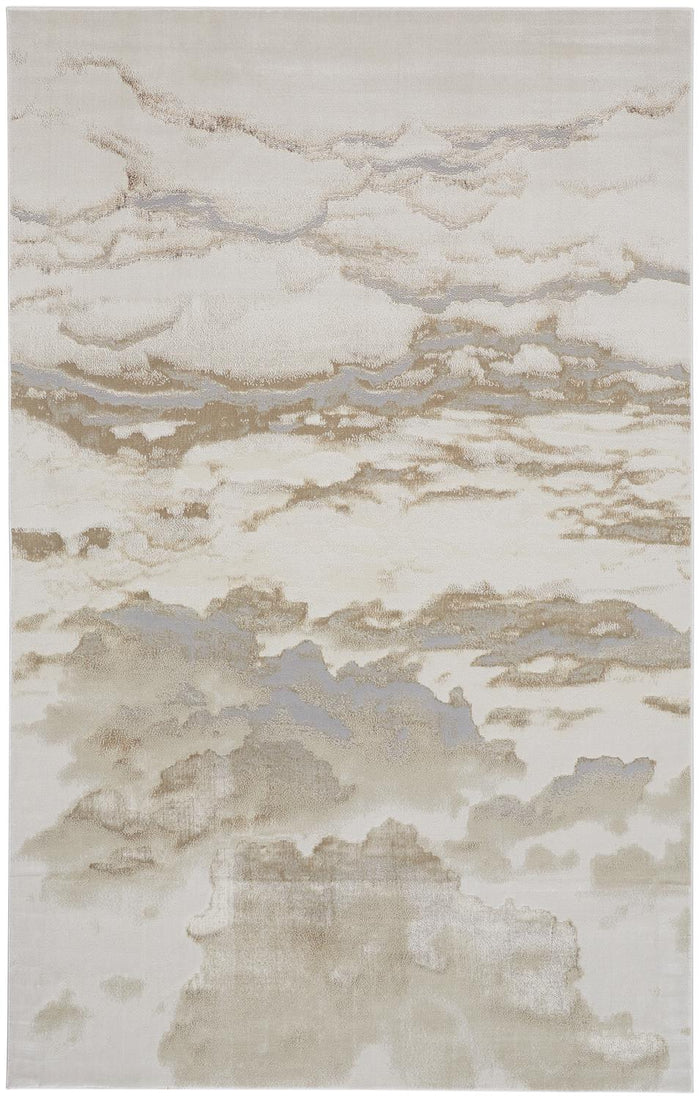 The Rug Corner Feizy Aura Modern Abstract - Ivory/Tan/Gray