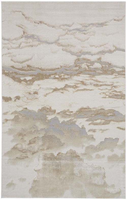 The Rug Corner Feizy Aura Modern Abstract - Ivory/Tan/Gray