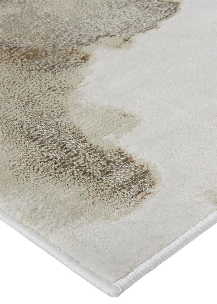 The Rug Corner Feizy Aura Modern Abstract - Ivory/Tan/Gray