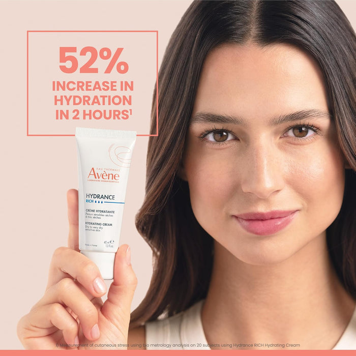 Avène Hydrance Rich Hydrating Cream for Dry to Very Dry Sensitive Skin - 40ml