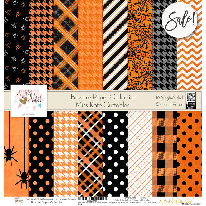 Beware - Paper Pack Single Sided 12X12 (Ss)