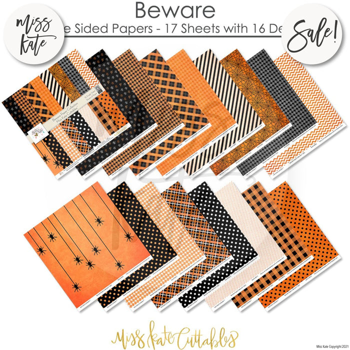 Beware - Paper Pack Single Sided 12X12 (Ss)