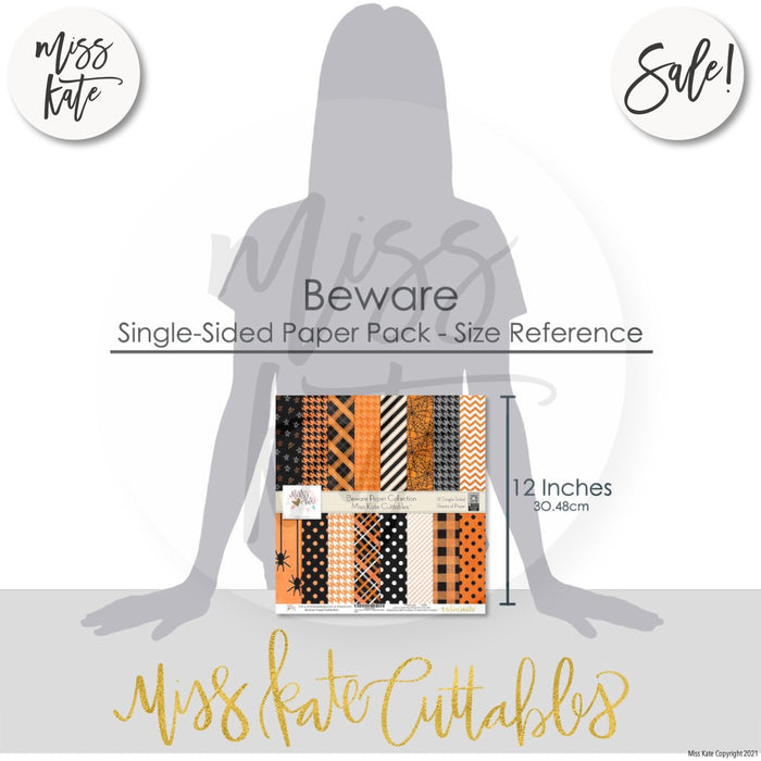 Beware - Paper Pack Single Sided 12X12 (Ss)