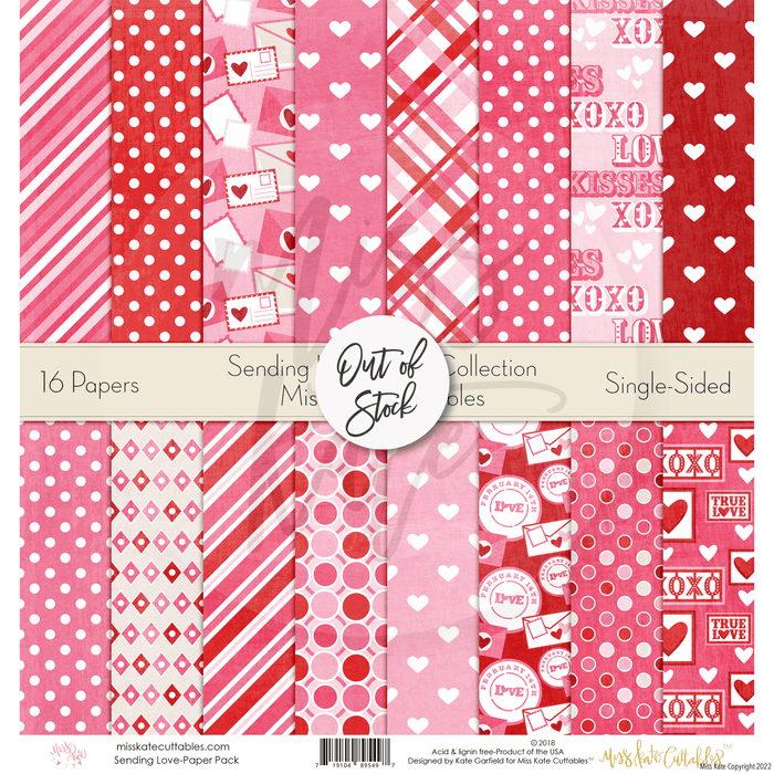 Bargain Bin - Sending Love Paper Pack 12X12 (Ss)