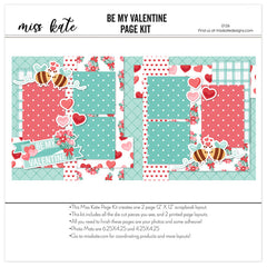 Be My Valentine - Page Kit