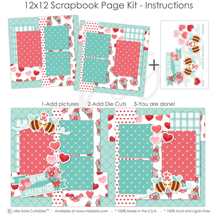 Be My Valentine - Page Kit