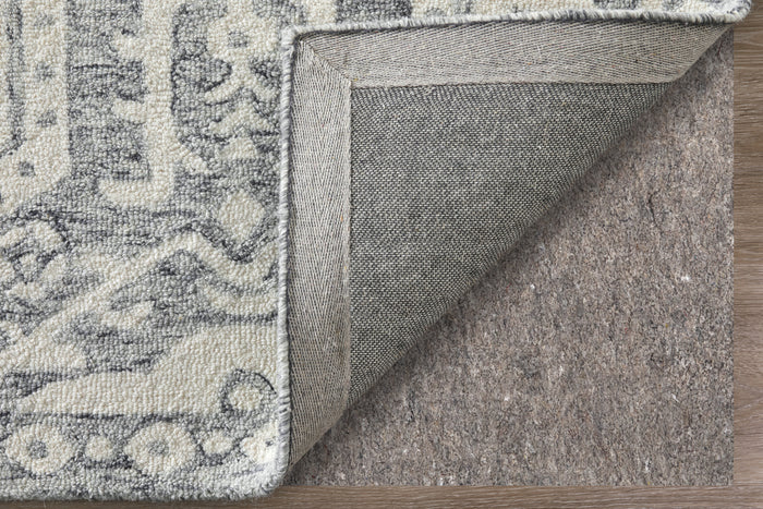 The Rug Corner Feizy Belfort Traditional Geometric - Gray/White  Belfort Traditional Geometric - Gray/White