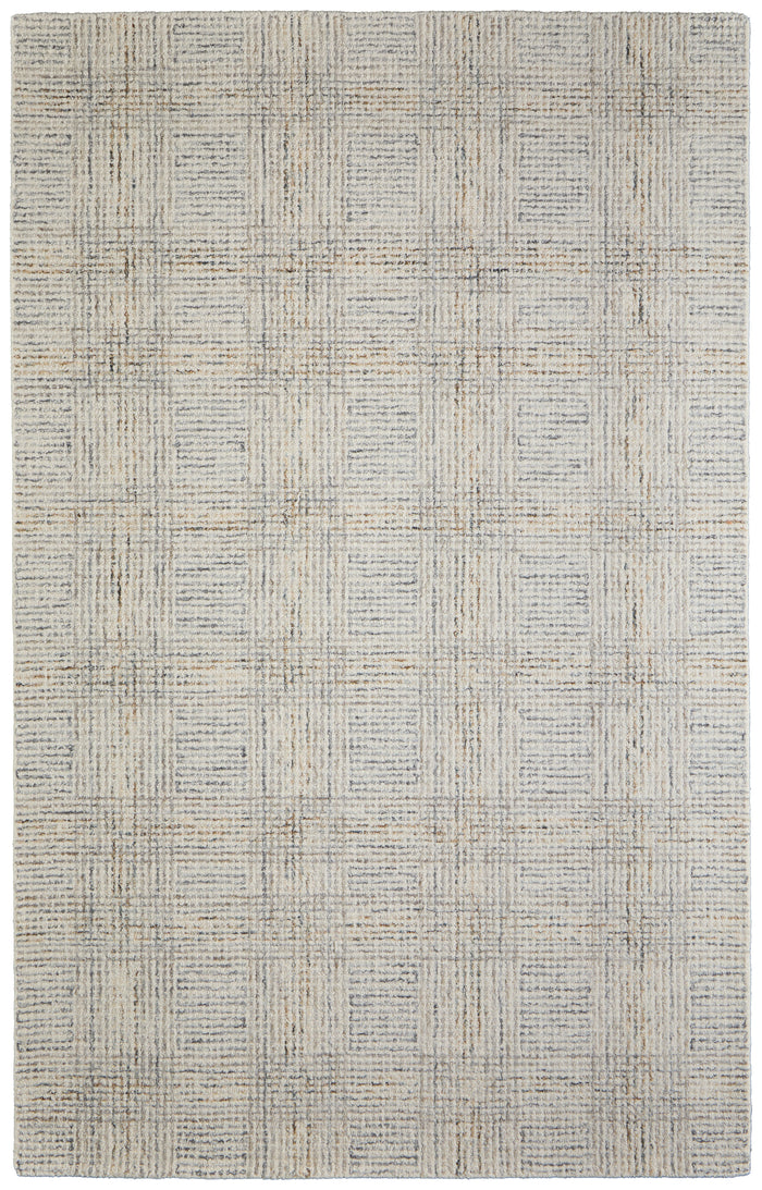 The Rug Corner Feizy Belfort Transitional Geometric - Ivory/Gray/Tan