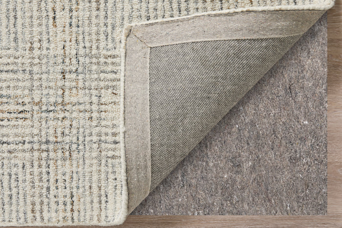 The Rug Corner Feizy Belfort Transitional Geometric - Ivory/Gray/Tan