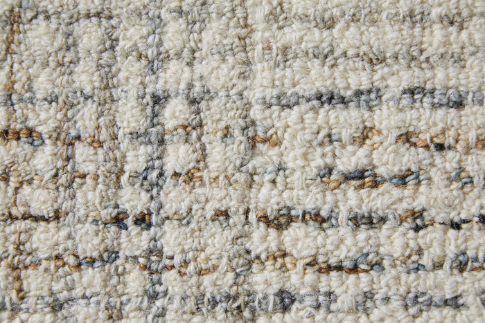 The Rug Corner Feizy Belfort Transitional Geometric - Ivory/Gray/Tan