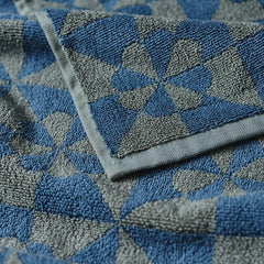 Bex Hand Towel | Dusty Blue - Slowtide