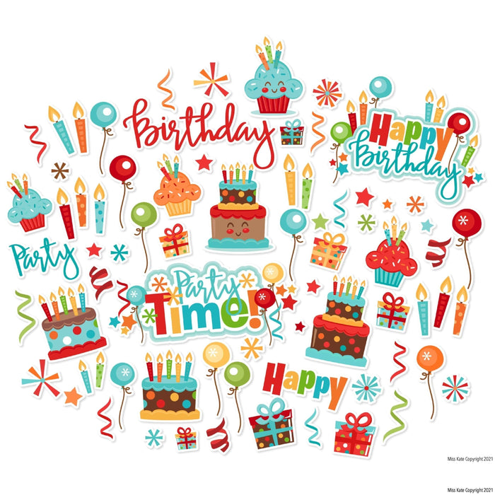 Birthday - Die Cuts 60+