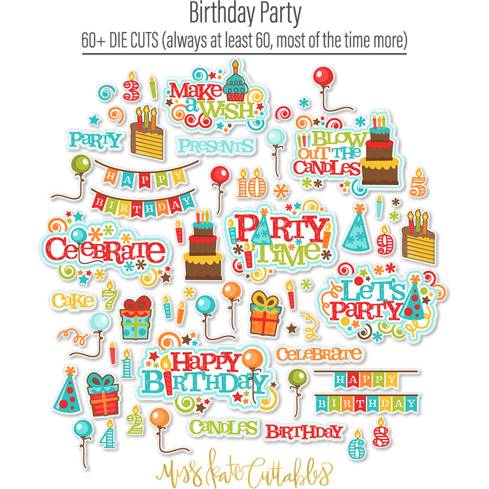 Birthday Party - Die Cuts