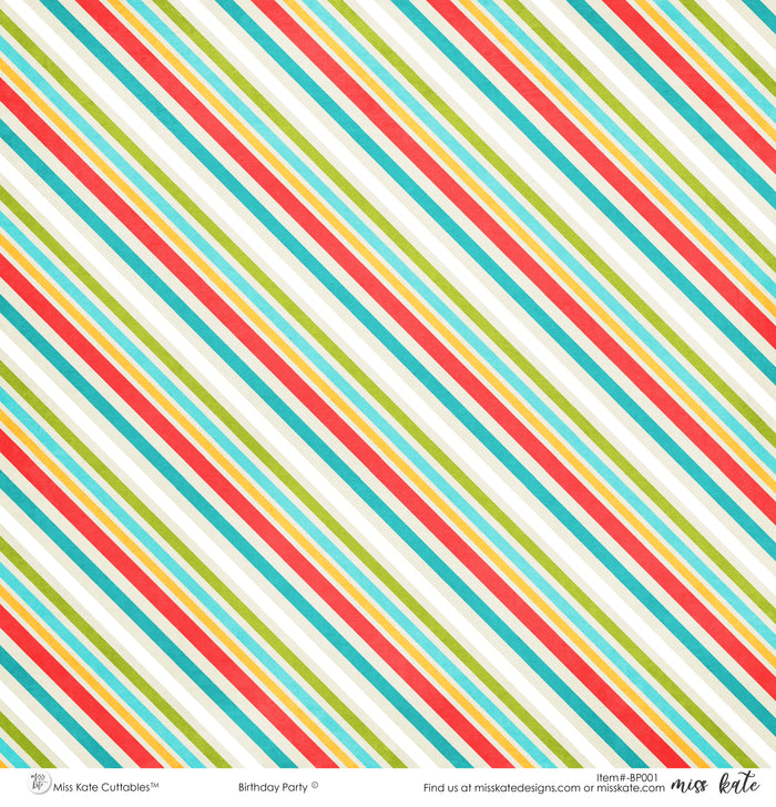 Birthday Party - Paper Pack Single Sided