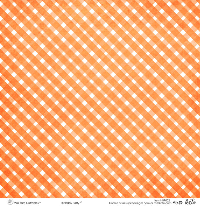 Birthday Party - Paper Pack Single Sided