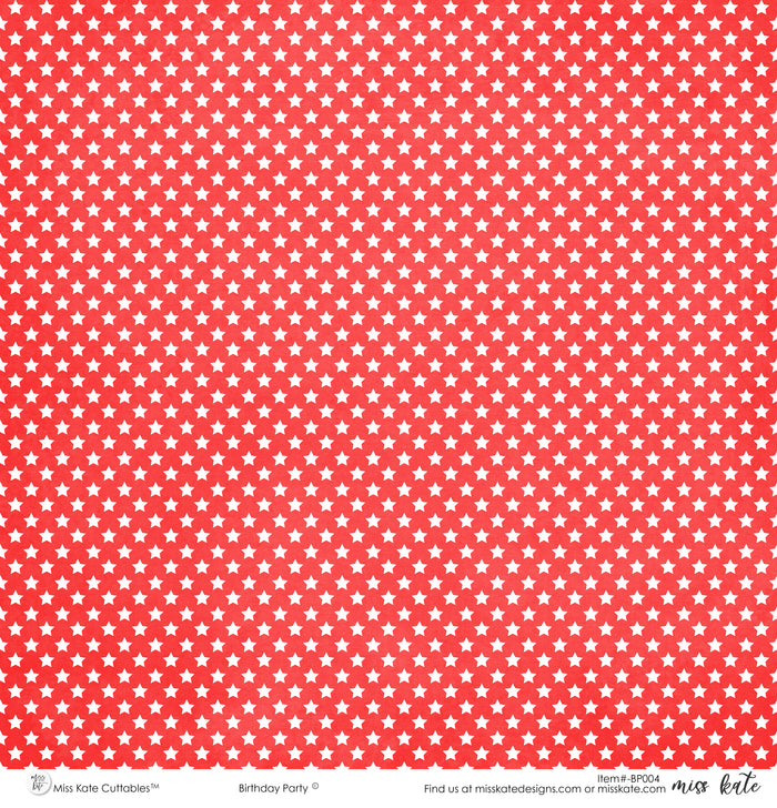 Birthday Party - Paper Pack Single Sided