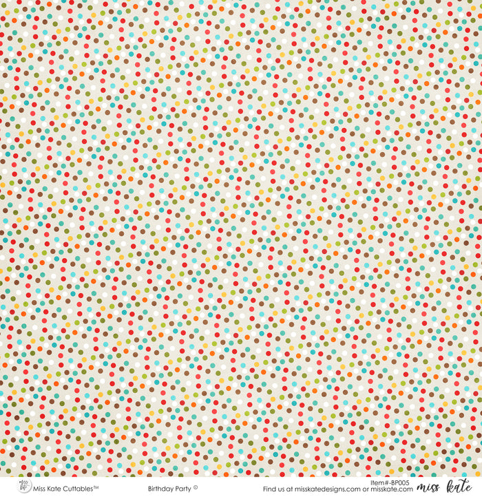 Birthday Party - Paper Pack Single Sided