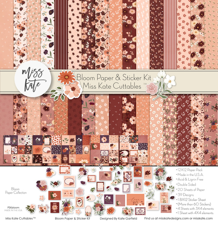 Bloom- Paper & Sticker Kit