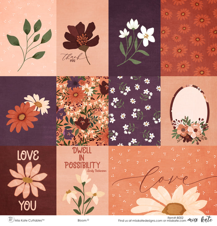 Bloom- Paper & Sticker Kit