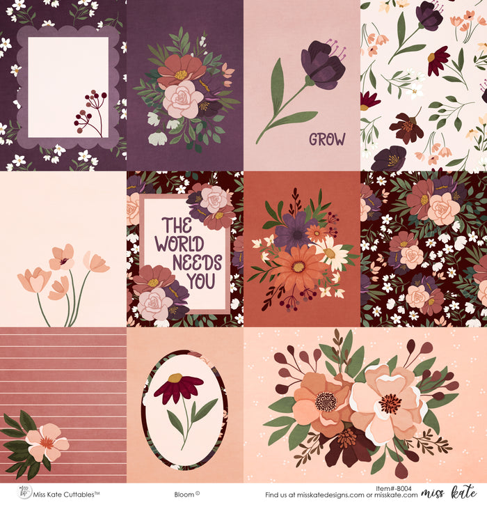 Bloom- Paper & Sticker Kit
