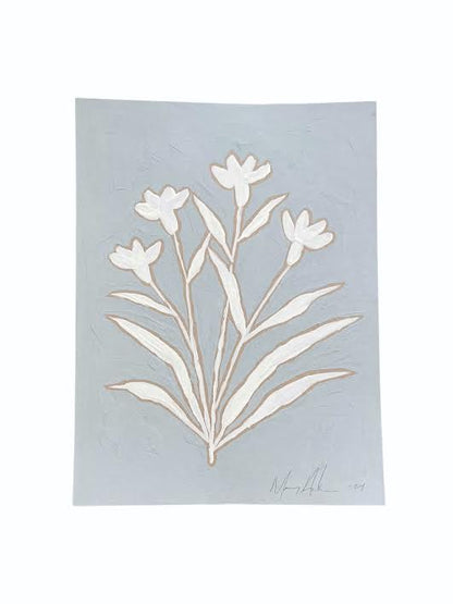 Blue and White Botanicals II
