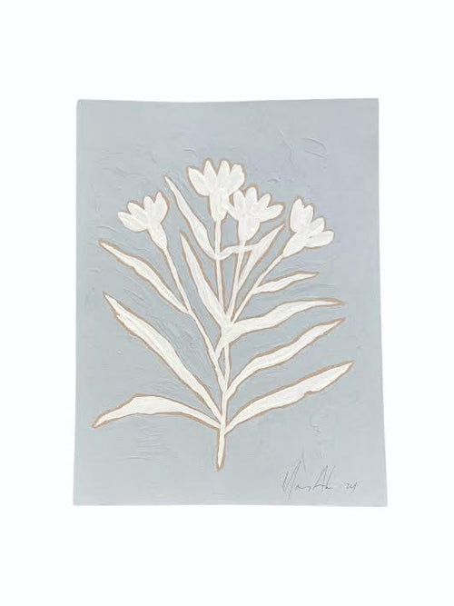 Blue and White Botanicals IV