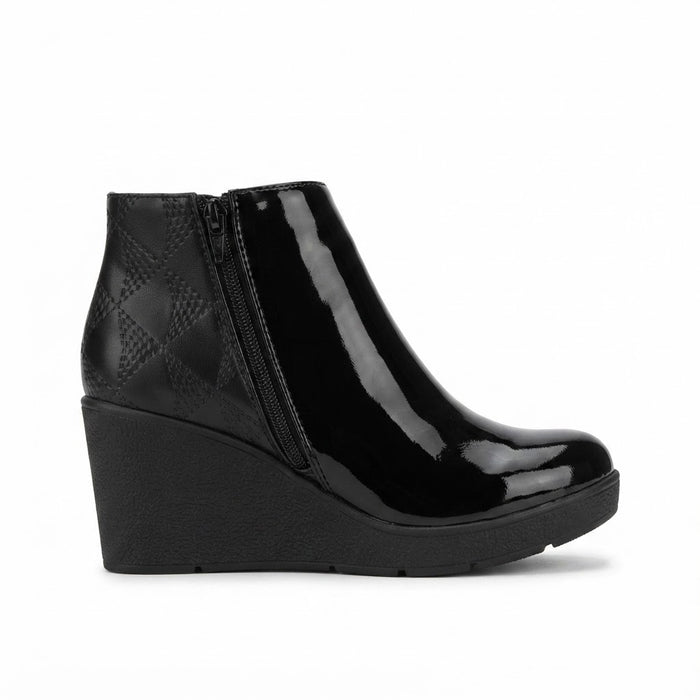 BOTIN CHAROL NEGRO MUJER 0500