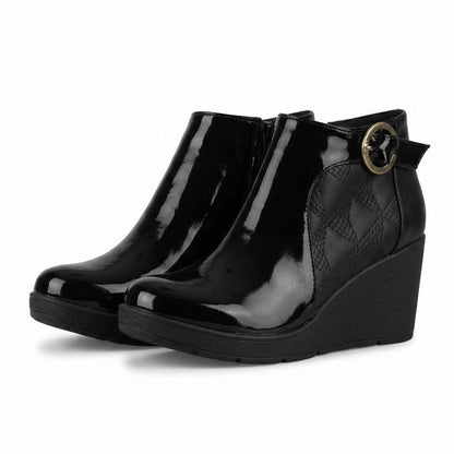 BOTIN CHAROL NEGRO MUJER 0500