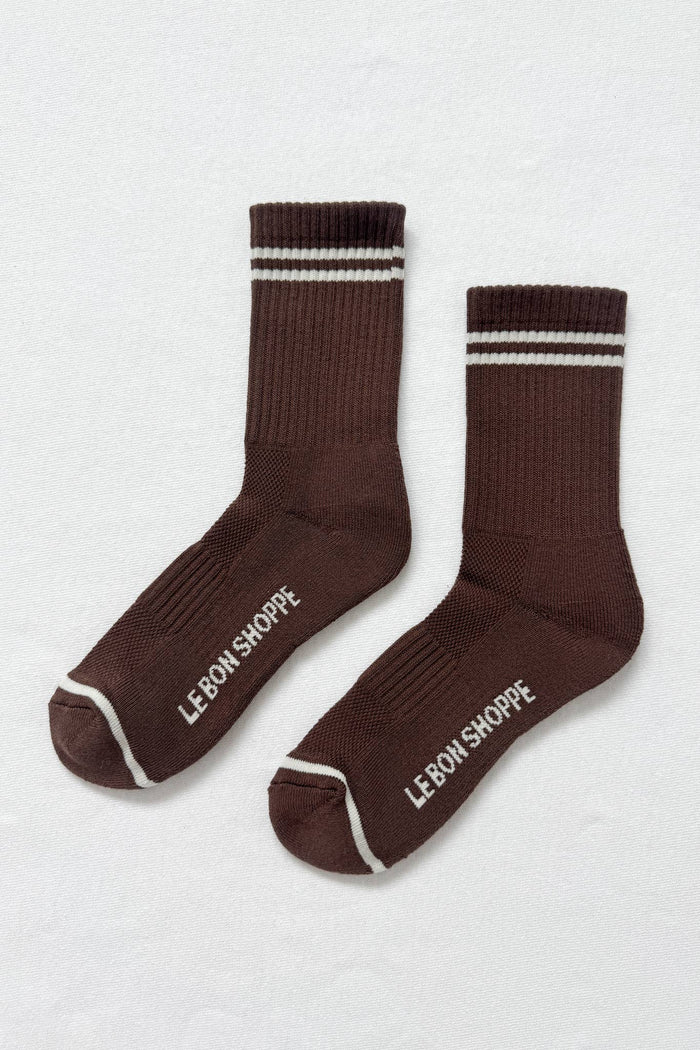 Boyfriend Socks | Wood - Le Bon Shoppe