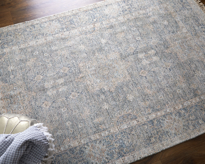 lifestyle The Rug Corner Feizy Caldwell Transitional Distressed - Gray/Blue/Taupe  Caldwell Transitional Distressed - Gray/Blue/Taupe