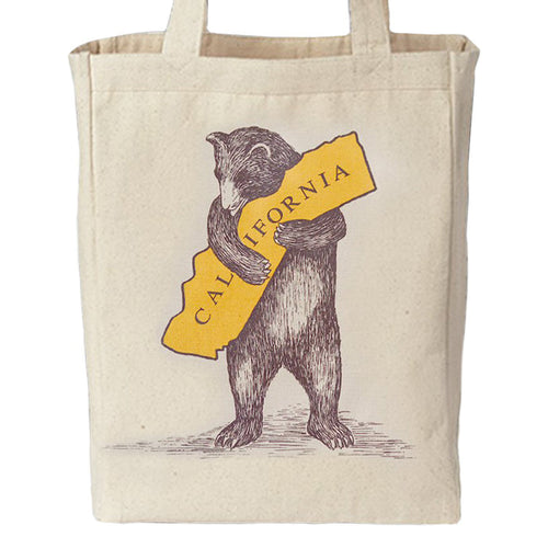 California Bear Hug Tote Bag