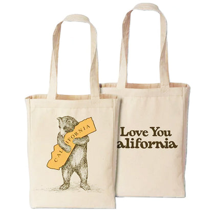 California Bear Hug Tote Bag