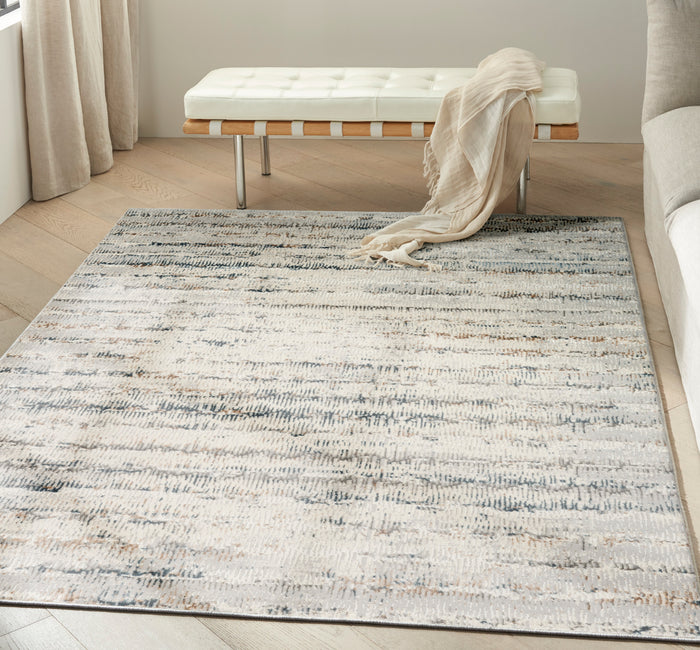Calvin Klein Compass - Ivory/Multi Area Rug CMP01