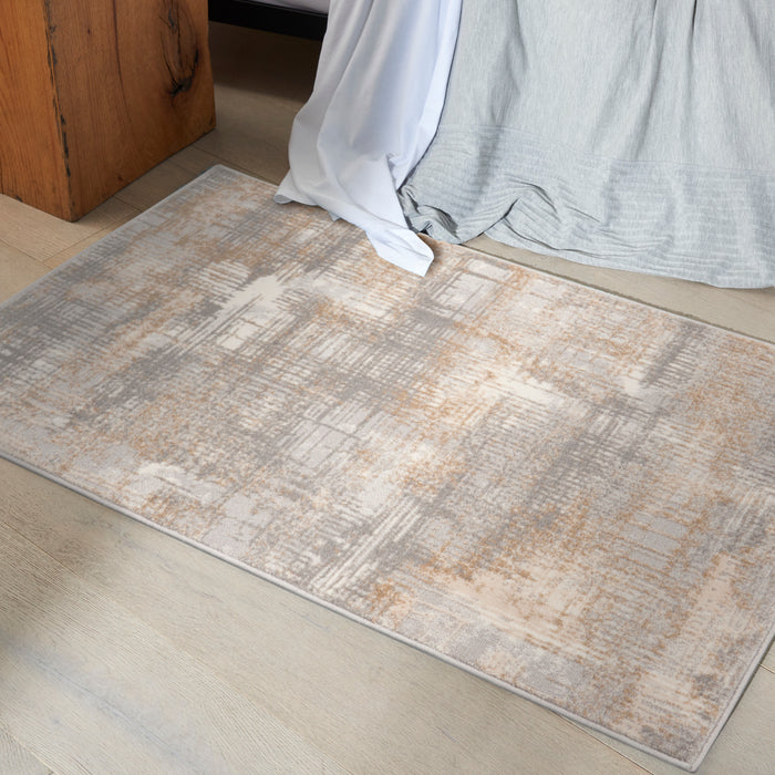 The Rug Corner Calvin Klein Calvin Klein Rush - Grey/Beige Area Rug CK951