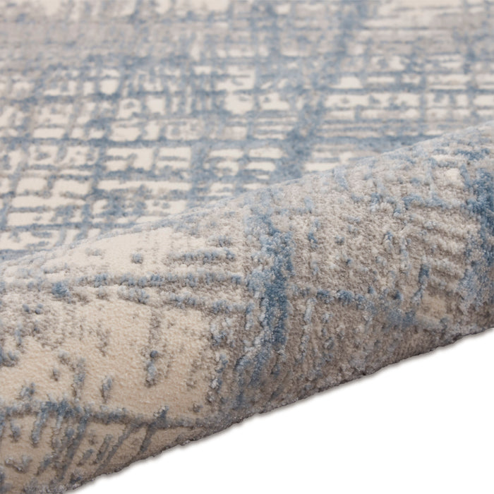 The Rug Corner Calvin Klein Calvin Klein Rush - Ivory/Blue Area Rug CK950