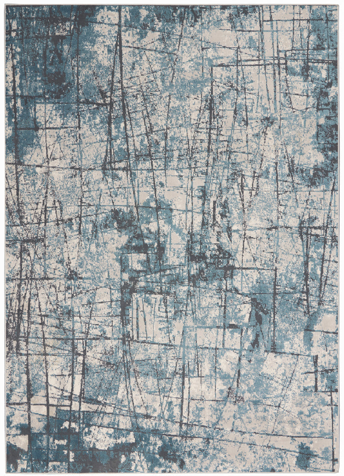 Calvin Klein Vapor - Grey/Blue Area Rug CK972