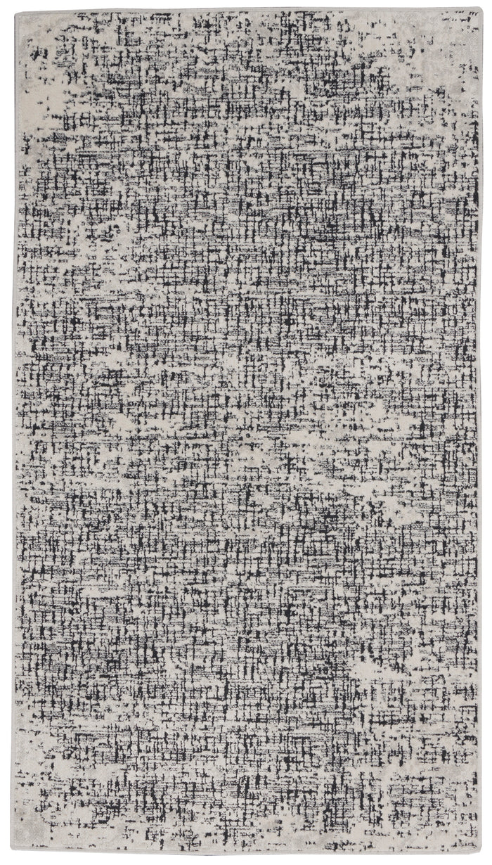 Calvin Klein Vapor - Ivory/Black Area Rug CK971