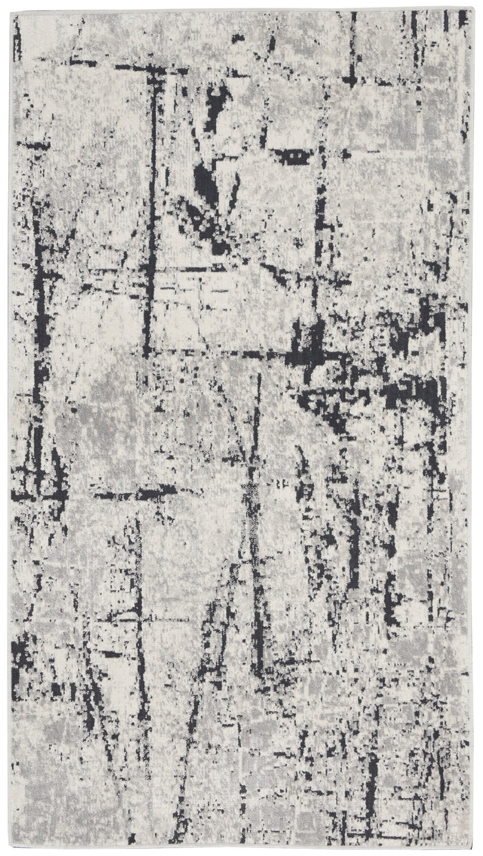 Calvin Klein Vapor - Ivory/Grey Area Rug CK972