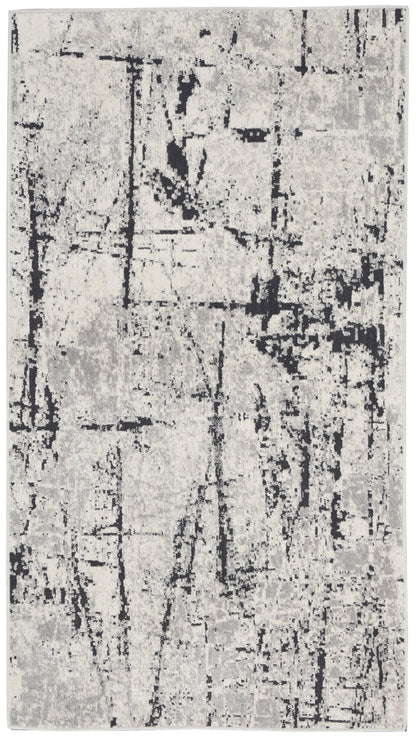 Calvin Klein Vapor - Ivory/Grey Area Rug CK972