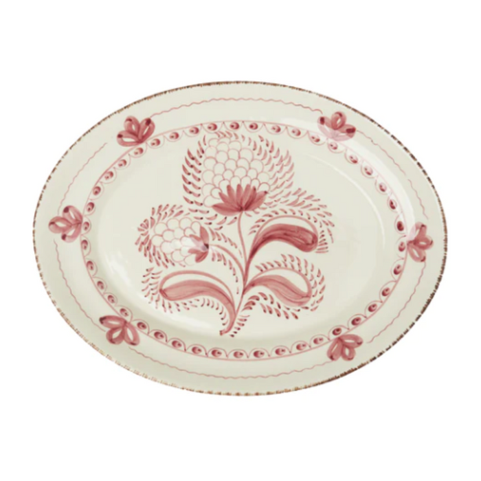 Casa Nuno Pink & White Serving Dishes