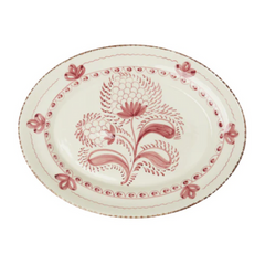 Casa Nuno Pink & White Serving Dishes