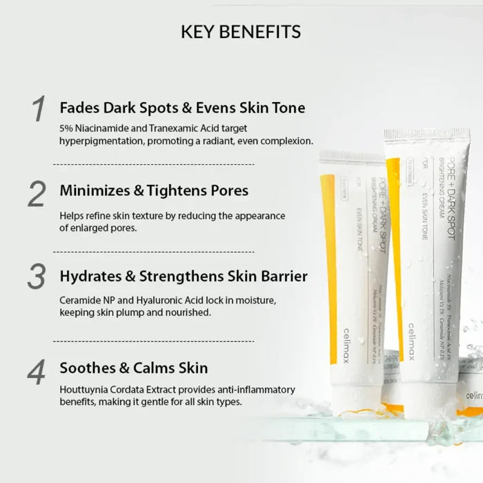Celimax Pore + Dark Spot Brightening Cream - 35ml