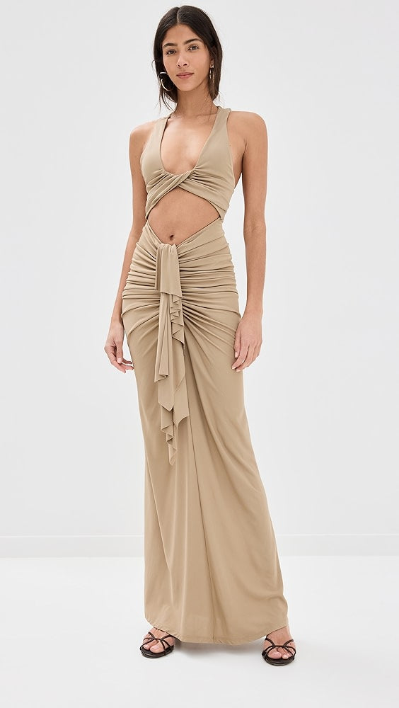 Christopher Esber Vivenda Drape Front Dress  Vivenda Drape Front Dress